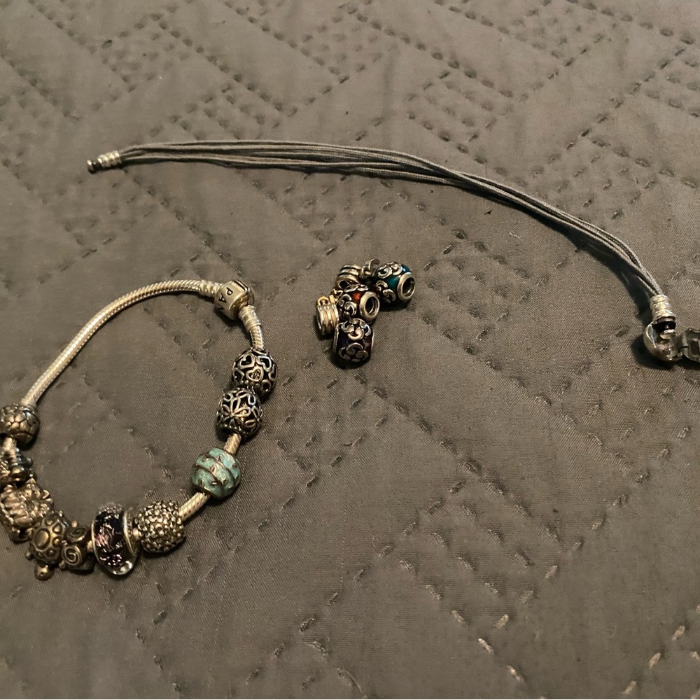 Pandora bracelets and charms
